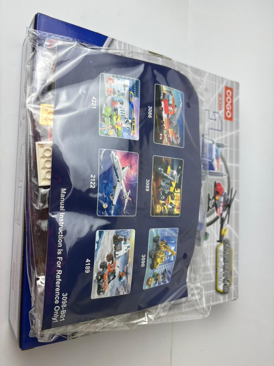 COGO Police Creative Player 3-in-1 Building Blocks Set – 249 Pieces (Ages 6+)