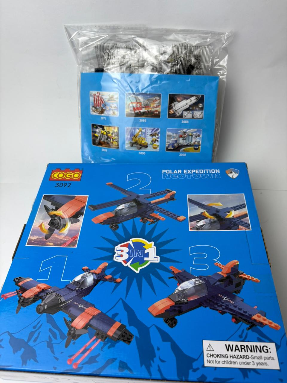 COGO Polar Expedition NeoTown 3-in-1 Building Blocks Set – 248 Pieces (Ages 6+)