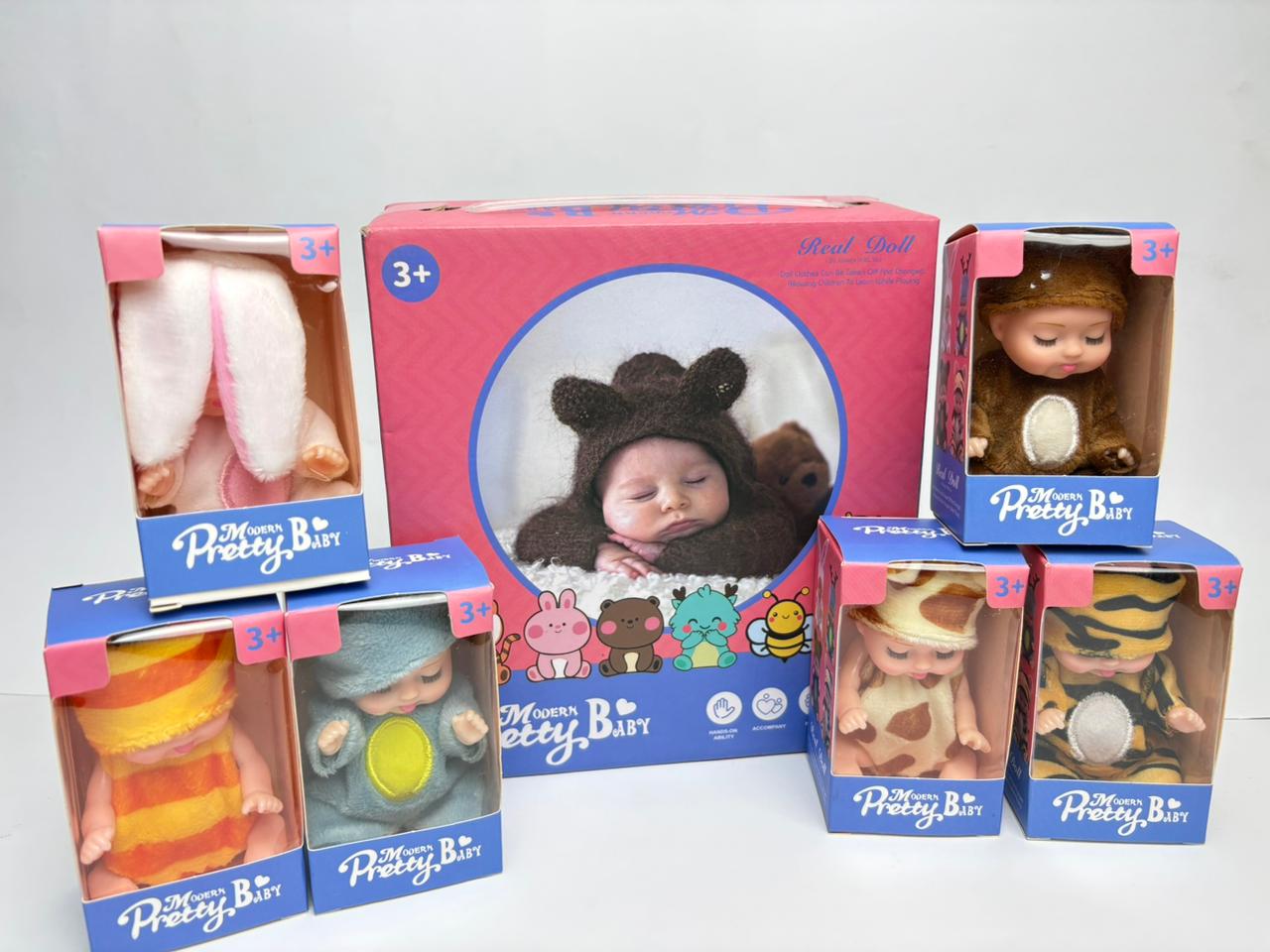 Modern Pretty Baby Doll Set (pack of 6)