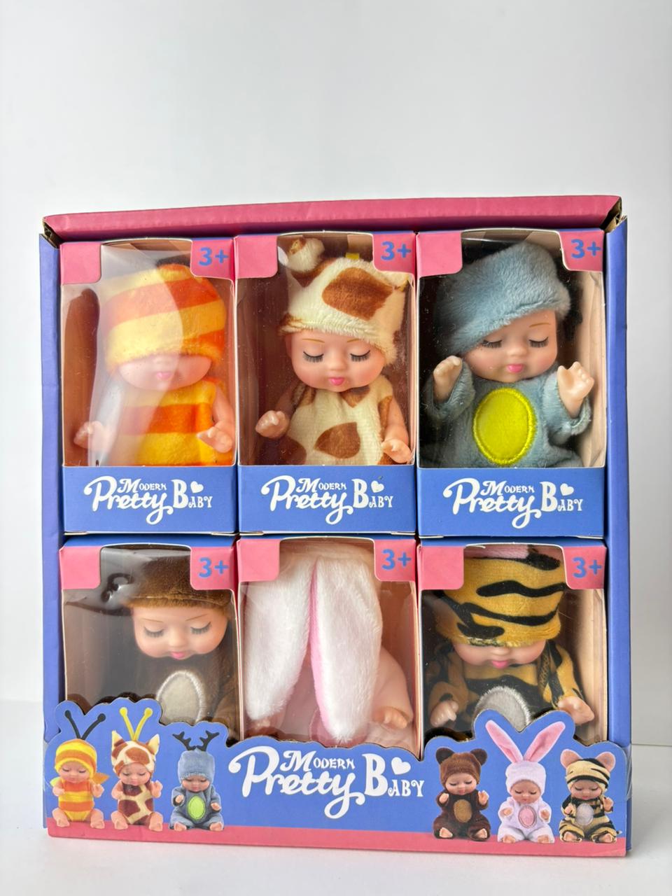 Modern Pretty Baby Doll Set (pack of 6)