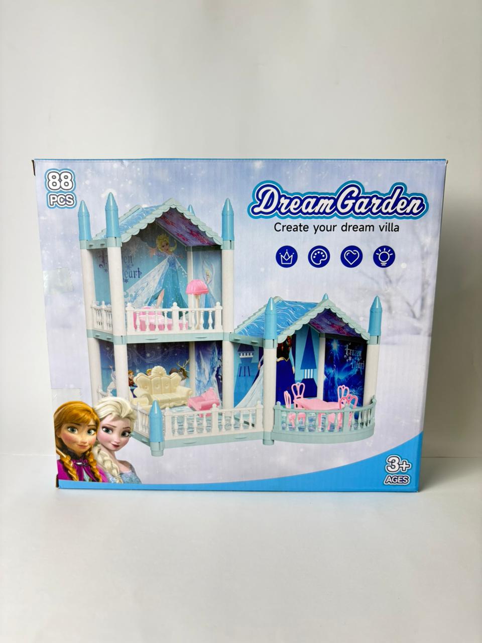 Dream Garden Princess Villa Play Set – 88 Pieces